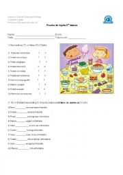 English Worksheet: there is/ there are test