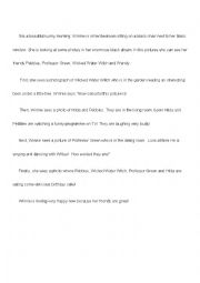 English Worksheet: Story