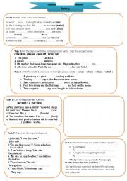 English Worksheet: Review