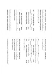 English Worksheet: Fill in the song - Dem bones