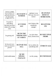 English Worksheet: Age Expressions_Dominoes