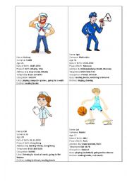 English Worksheet: Speaking cards 