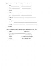 English Worksheet: Comparative and superlative adjectives