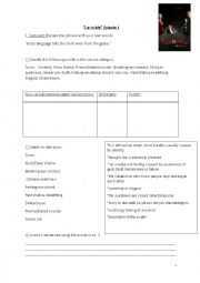 English Worksheet: Lie to me  Episode 1 ex