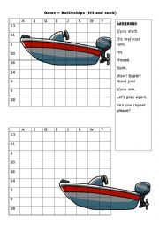 battleship on number and alphabet