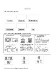 Workshop on prepositions