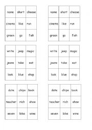 English Worksheet: Tic Tac Toe, dice game