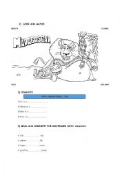 English Worksheet: madagascar