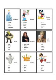 English Worksheet: taboo