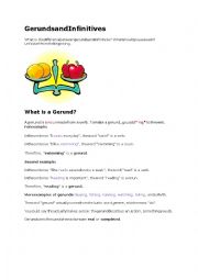 English Worksheet: GERUNDS and INFINITIVES