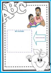 English Worksheet: Flashcards for kids about their parents. 