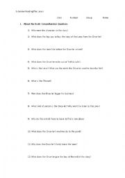 English Worksheet: The Lorax