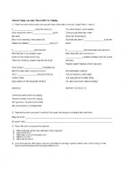 Viva la Vida by Coldplay worksheet