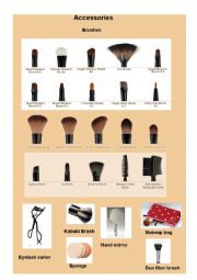 makeup accessories vocabulary