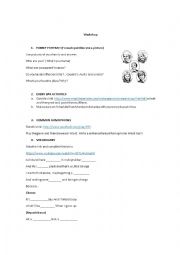 English Worksheet: interactive workshop