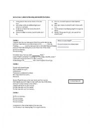 English Worksheet: the man who cant be moved