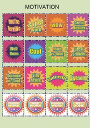 English Worksheet: MOTIVATION STICKERS