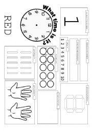 English Worksheet: My Counting Book