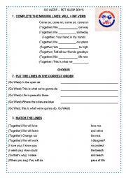 English Worksheet: GO WEST