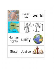 English Worksheet: Vote