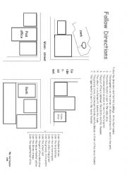 English Worksheet: Follow directions 