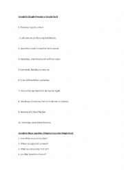 English Worksheet: Simple Present or Simple Past