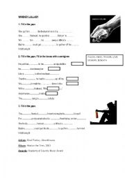 English Worksheet: WHISKEY LULLABY