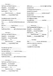 English Worksheet: Charles And Eddie - Would I Lie To You Baby