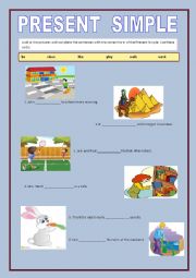 English Worksheet: present simple