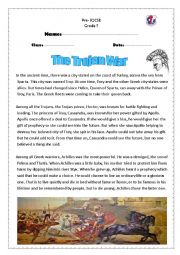 English Worksheet: reading