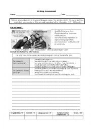 English Worksheet: An Email