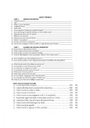 getting to know your students QUESTIONNAIRE