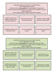 CAMBRIDGE EXAM PREPARATION: SPEAKING TASKS