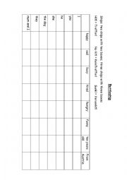 Battleship (game): forms of to be