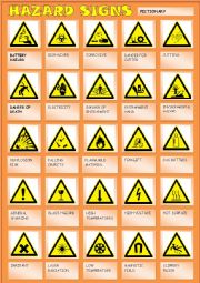 HAZARD SIGNS