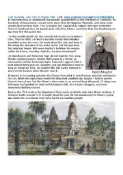 English Worksheet: Angkor Wat