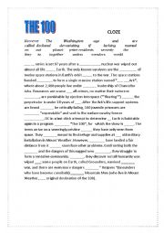 English Worksheet: The 100