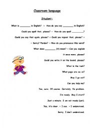 Classroom language 