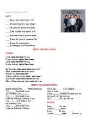 English Worksheet: always song by bon jovi