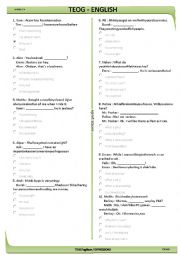 English Worksheet: TEST ON EXPRESSIONS BASED ON TEOG