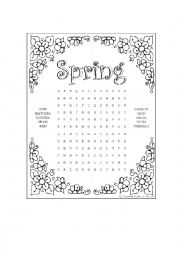 English Worksheet: Spring is coming!