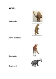 English Worksheet: ice age giant