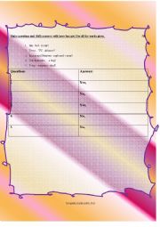 revision/ homework: questions have/has got, possessive adjectives, 3rd person 