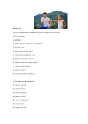 Karate Kid worksheet