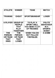 memory game sports