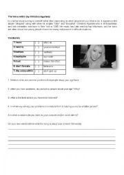 English Worksheet: The Voice Within 