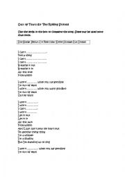 English Worksheet: Out of tears (by The Rolling Stones)