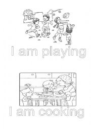 English Worksheet: Actions