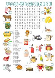 Food word search