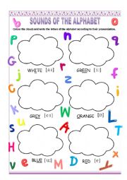 English Worksheet: Sounds of the Alphabet